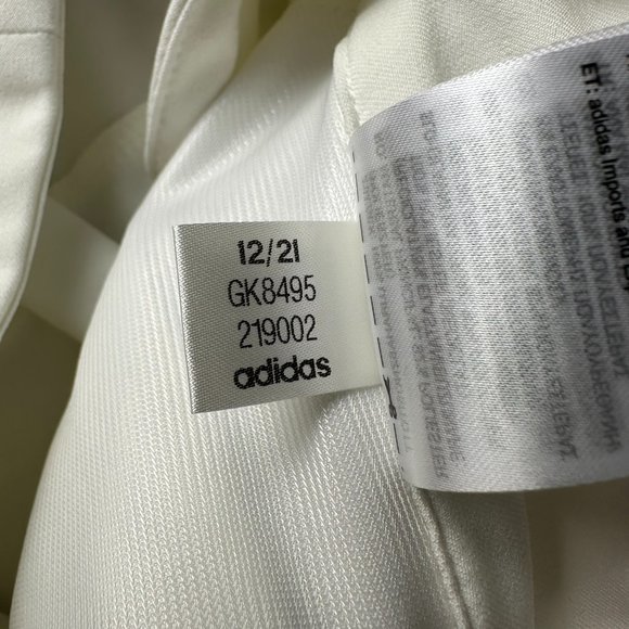 adidas Women's Primegreen 5" Core Solid Chino‎ Stretch Golf Short, White - Picture 14 of 14